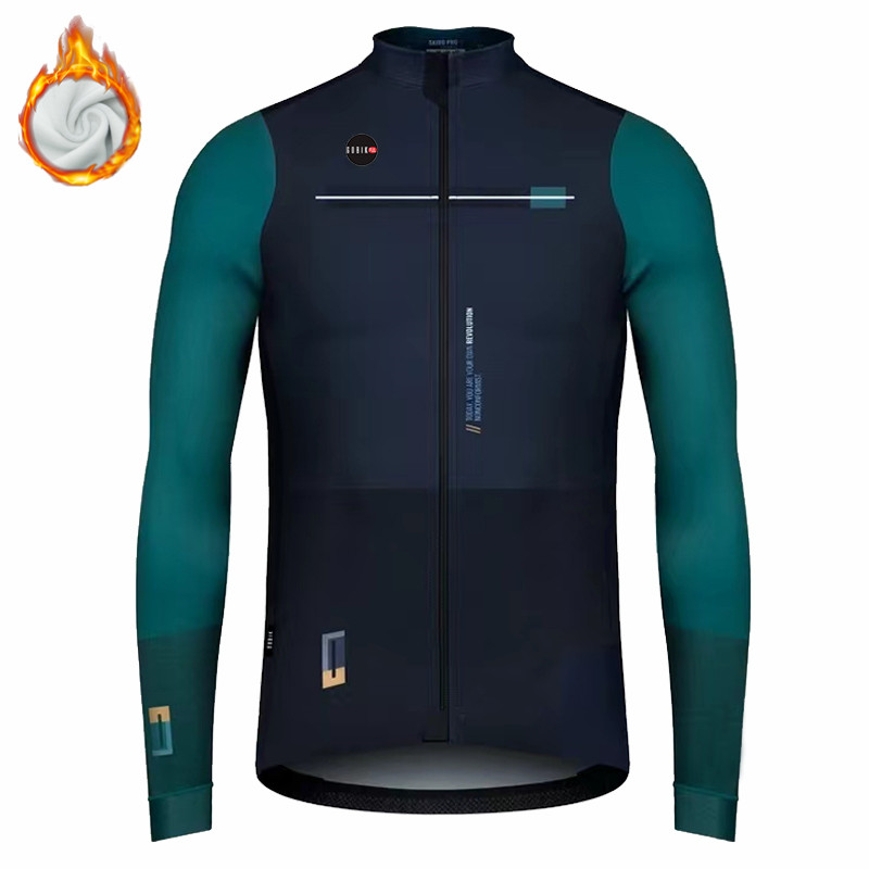 Cycling Gear Jersey - 겨울 사이클링 남성용 긴 소매 Gobikful