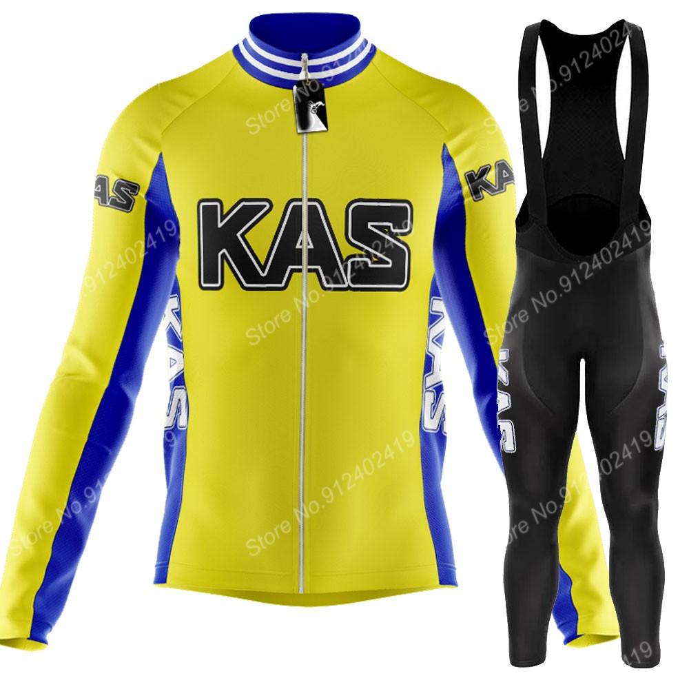 KAS 팀 2023 사이클링 저지 세트 남성용, 긴 소 - Cycling Gear Jersey 리뷰 및 가격
