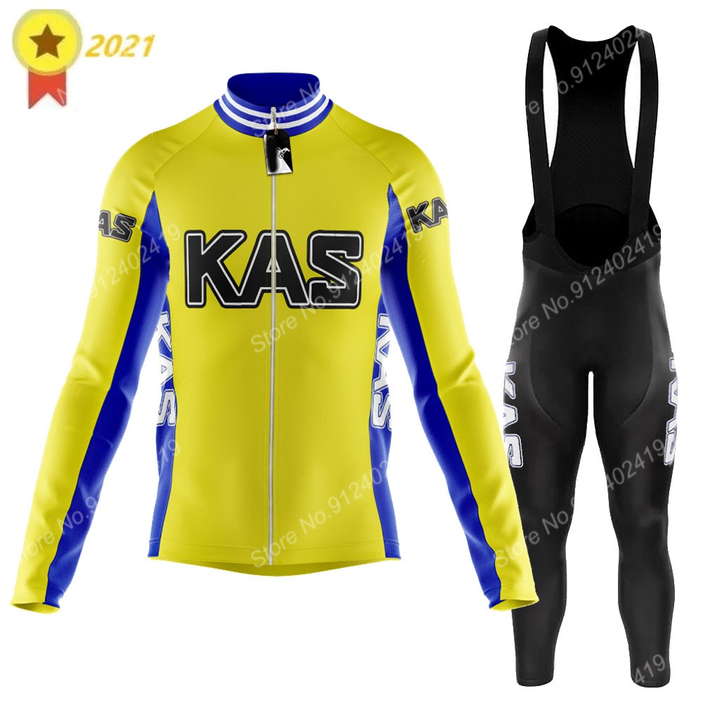 KAS 팀 2023 사이클링 저지 세트 남성용, 긴 소 - Cycling Gear Jersey 리뷰 및 가격